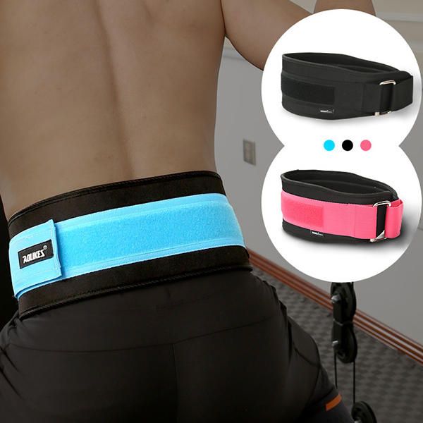 Soporte De Cintura Ajustable Para Hombre Levantamiento De Pesas Entrenamiento Físico Compresión Cinturón Para El Vientre Cinturón