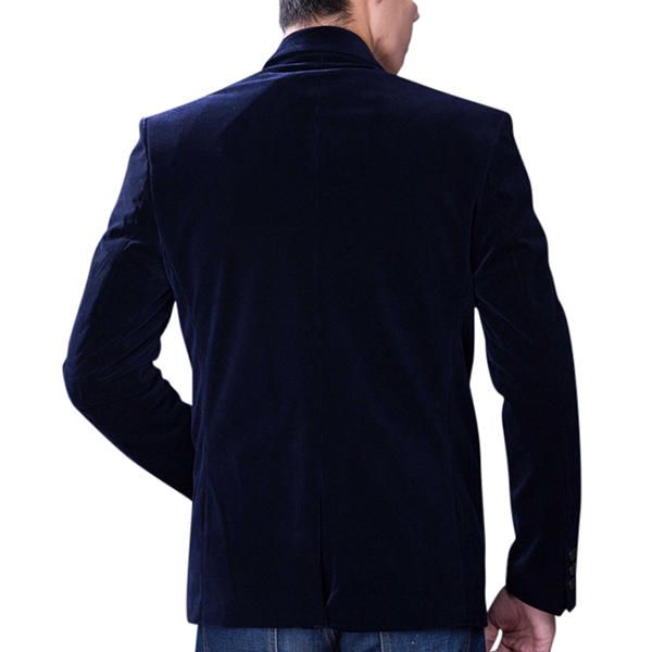 Abrigo De Traje Ajustado Informal De Negocios De Moda Para Hombre Blazers