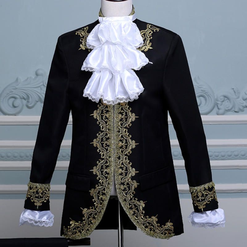 Hombre Classic Five Piezas Casual Prince Dress Suit Palace Wedding Stage Banquet Formal Blazer Pantalones