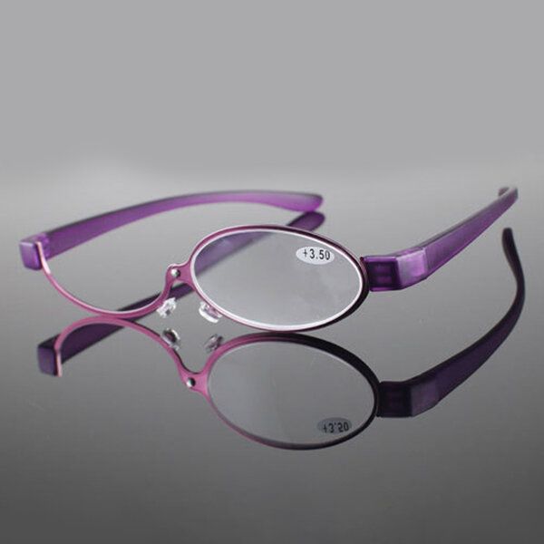 Gafas De Aumento Giratorias 180 Para Mujer Gafas De Lectura Ajustables De Maquillaje