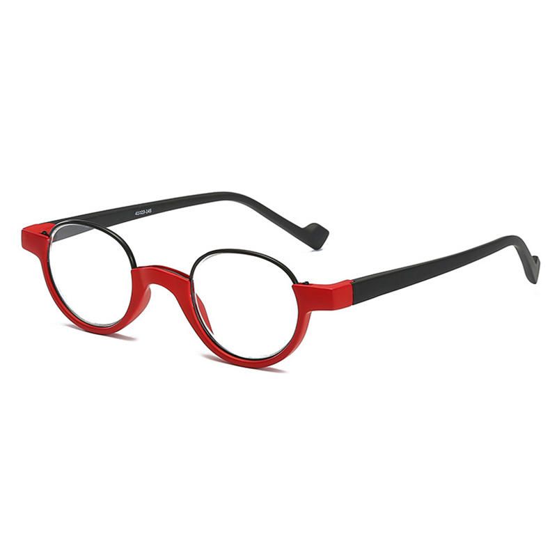 Gafas De Lectura Hd Antifatiga Con Montura Redonda Tr90 Unisex