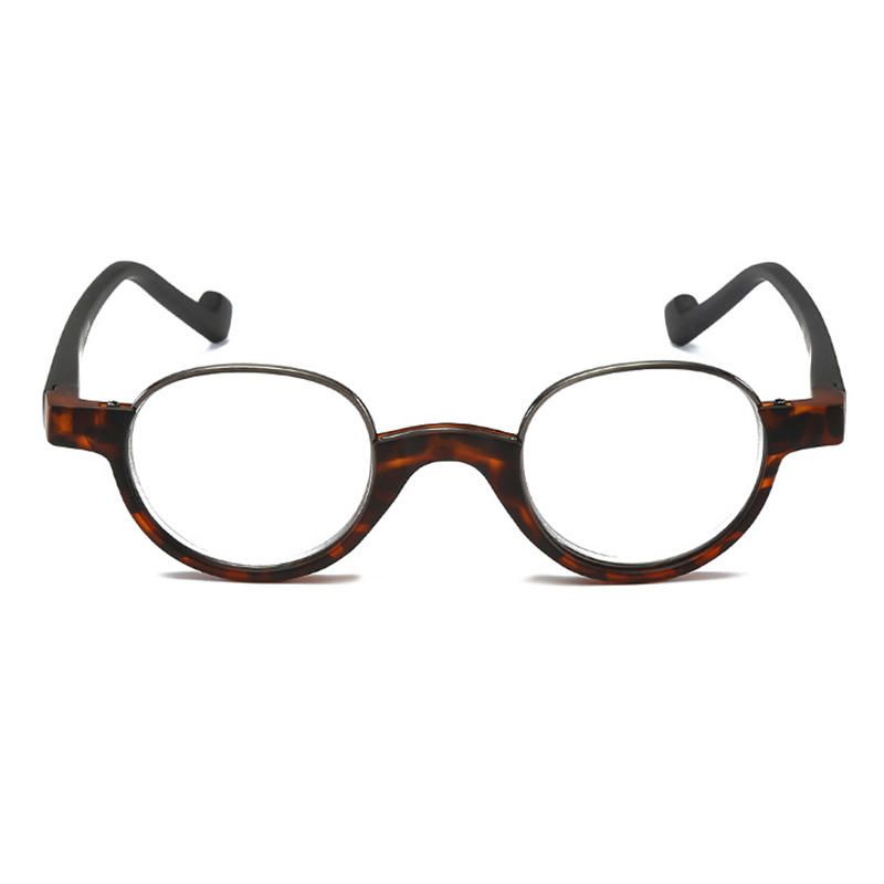 Gafas De Lectura Hd Antifatiga Con Montura Redonda Tr90 Unisex