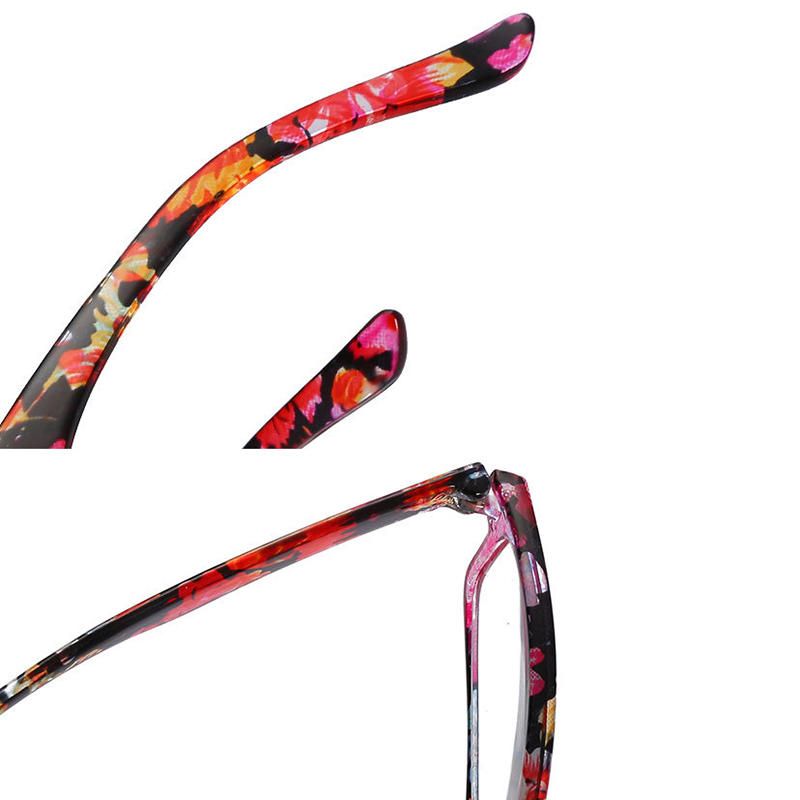 Gafas De Lectura Hd De Resina Floral Para Hombres Y Mujeres