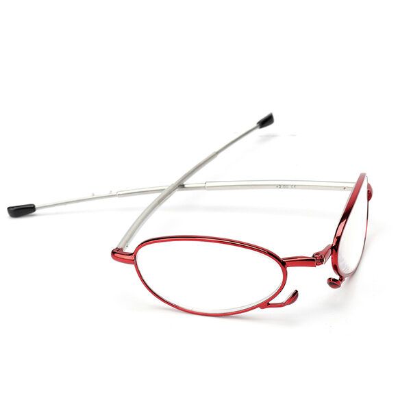 Gafas De Lectura De Lentes Circulares Plegables Ligeras Portátiles Para Mujeres Y Hombres Gafas De Presbicia Telescópicas Flexibles