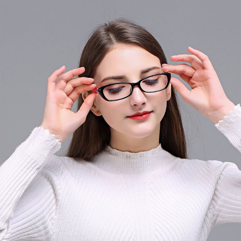 Gafas De Lectura Ligeras Hd Resistentes Al Desgaste De Montura Completa Para Mujer Gafas De Presbicia