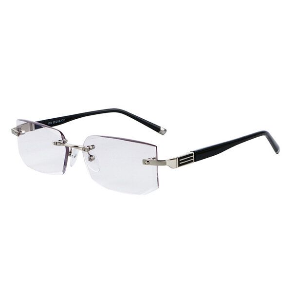 Gafas De Lectura Ligeras Sin Montura Rectangulares Antifatiga Para Hombre Gafas De Lectura Sin Marco Gafas De Presbicia