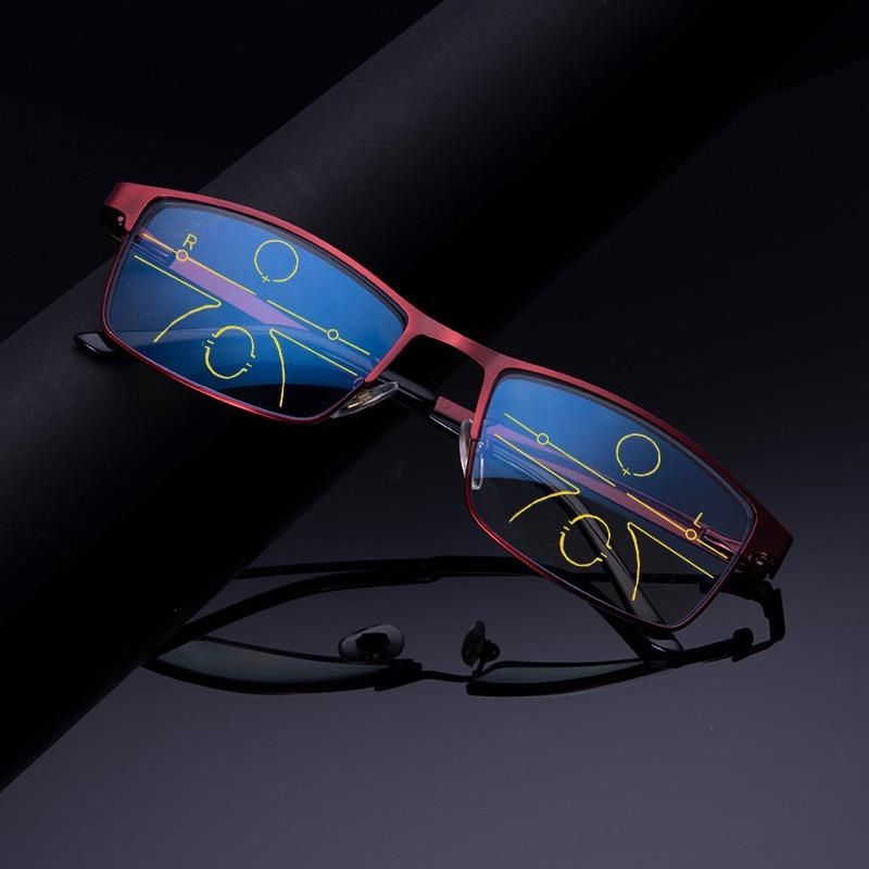 Gafas De Lectura Multifocales Progresivas Unisex Anti Rayos Azules Gafas Anti Radiación De Uso Dual Cercano