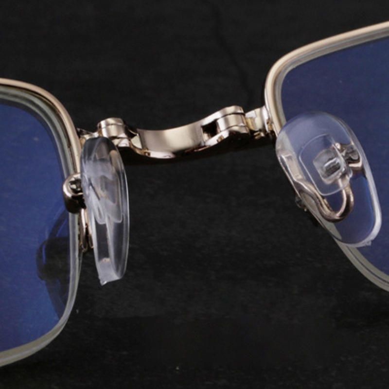 Gafas De Lectura De Película Anti-azul De Resina Asférica Con Espejo De Luz Antigua Plegable Con Luz Anti-azul