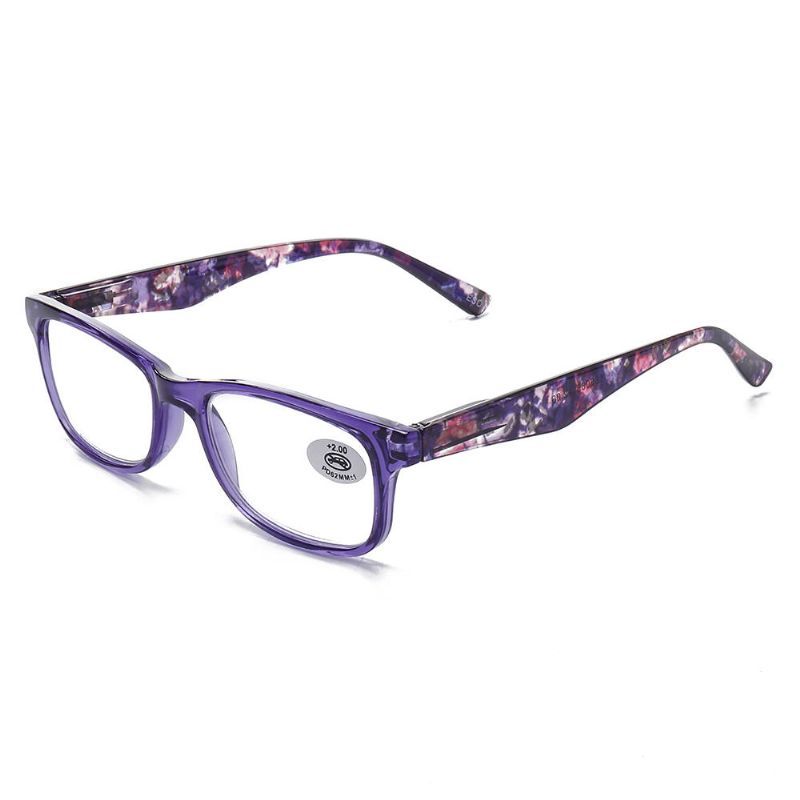 Gafas De Lectura De Resina Floral De Montura Completa Ultraligeras