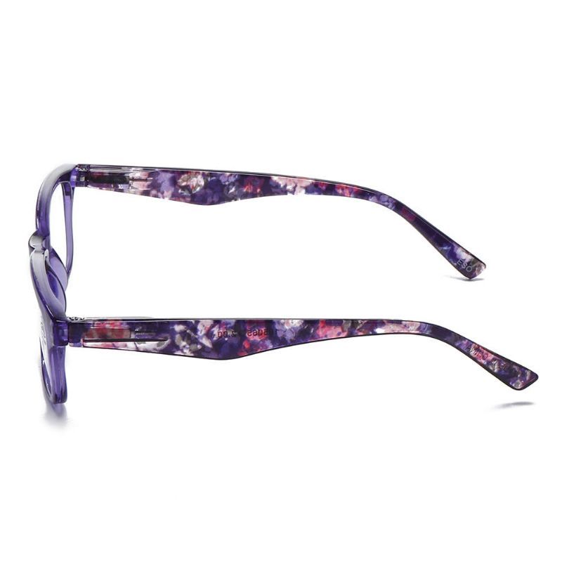 Gafas De Lectura De Resina Floral De Montura Completa Ultraligeras