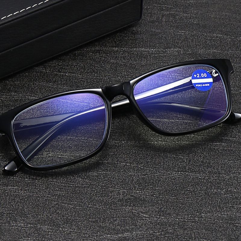 Gafas De Lectura Unisex Anti-azul De Luz Completa De Negocios Casuales Hd Gafas De Presbicia