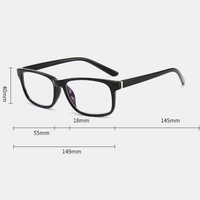 Gafas De Lectura Unisex Anti-azul De Luz Completa De Negocios Casuales Hd Gafas De Presbicia