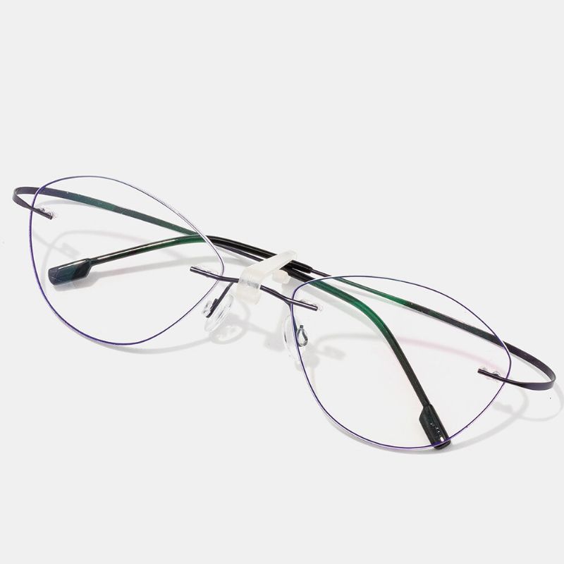 Gafas De Lectura Unisex Con Borde Fino Ojo De Gato Con Borde Suave