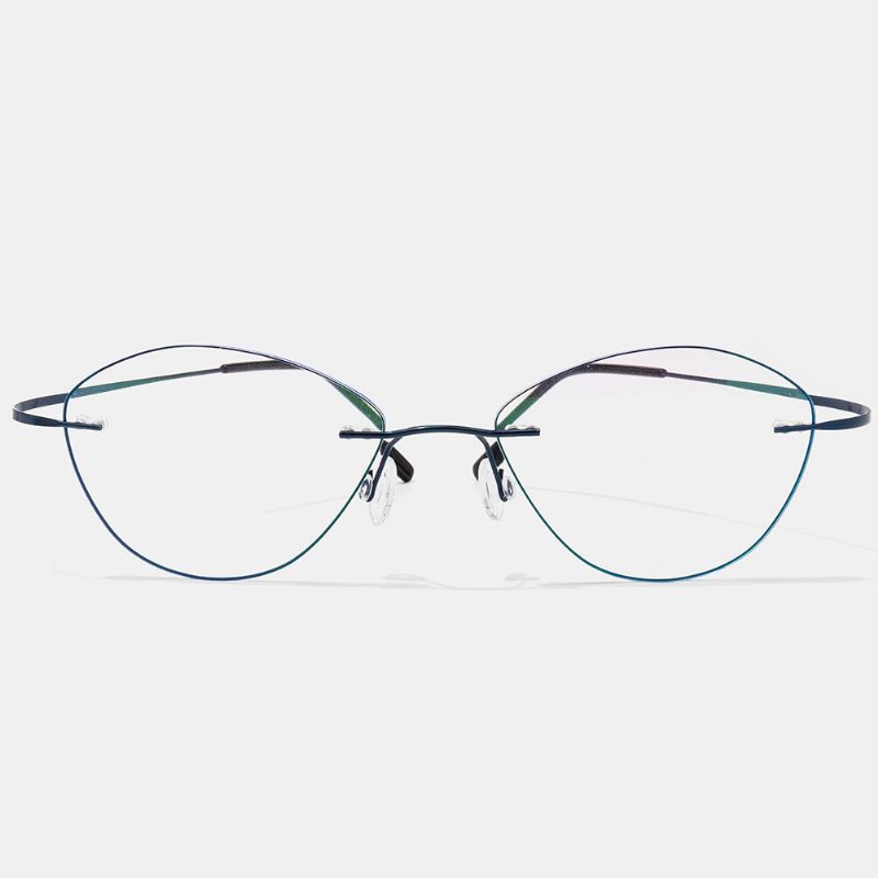 Gafas De Lectura Unisex Con Borde Fino Ojo De Gato Con Borde Suave