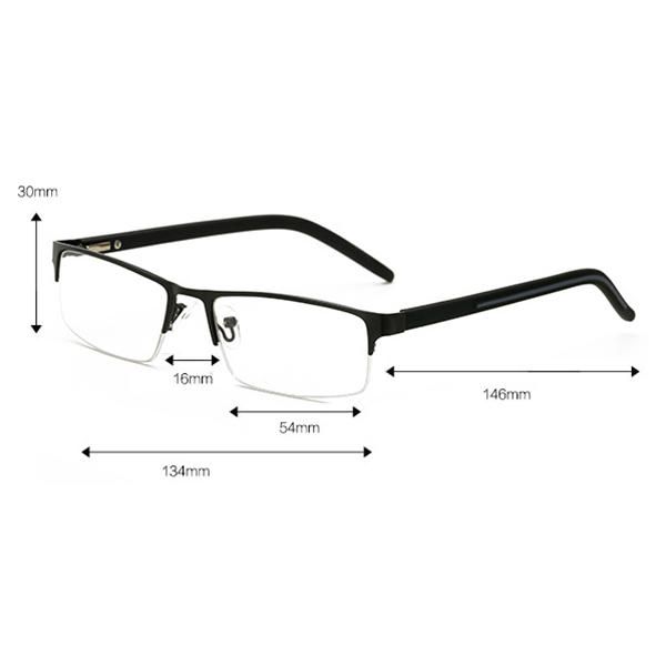 Gafas De Lectura Unisex Ligeras Con Lentes Transparentes Para Hombre