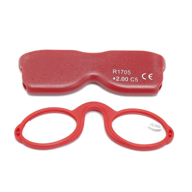 Gafas De Lectura Unisex Portátiles Con Lentes Transparentes Para Colgar