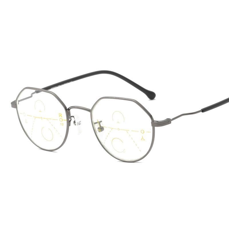 Gafas De Lectura Unisex Retro Far Near De Doble Uso Zoom Automático Hd Gafas De Lectura Antifatiga