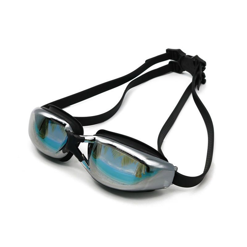 Gafas De Miopía Con Revestimiento De Silicona Antivaho De Luz Plana Hd Con Gafas De Natación De Grado Gafas De Natación