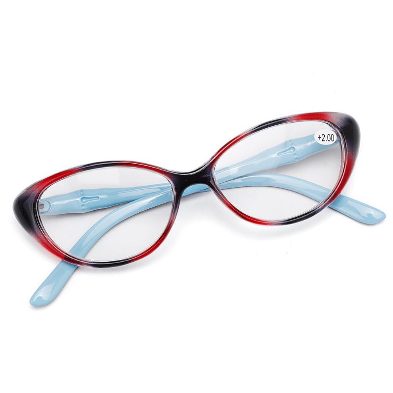 Gafas De Presbicia Con Montura De Ojo De Gato A La Moda Para Mujer Gafas De Lectura Ultraligeras Florales