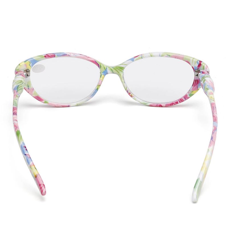 Gafas De Presbicia Con Montura De Ojo De Gato A La Moda Para Mujer Gafas De Lectura Ultraligeras Florales