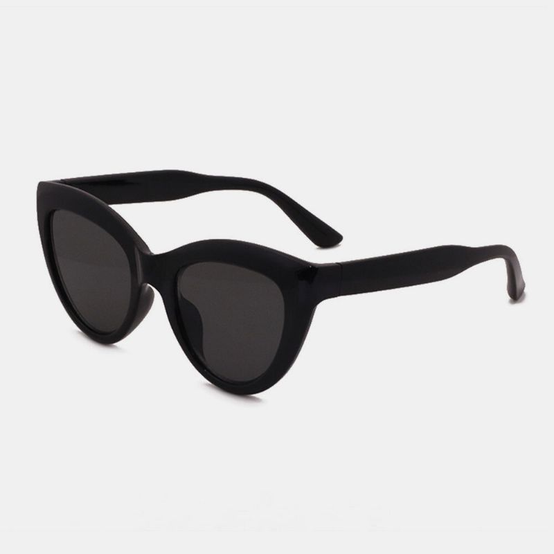 Gafas De Sol Con Protección Uv Para Mujer Ojo De Gato Montura Completa Moda Informal Tendencia Protección Uv