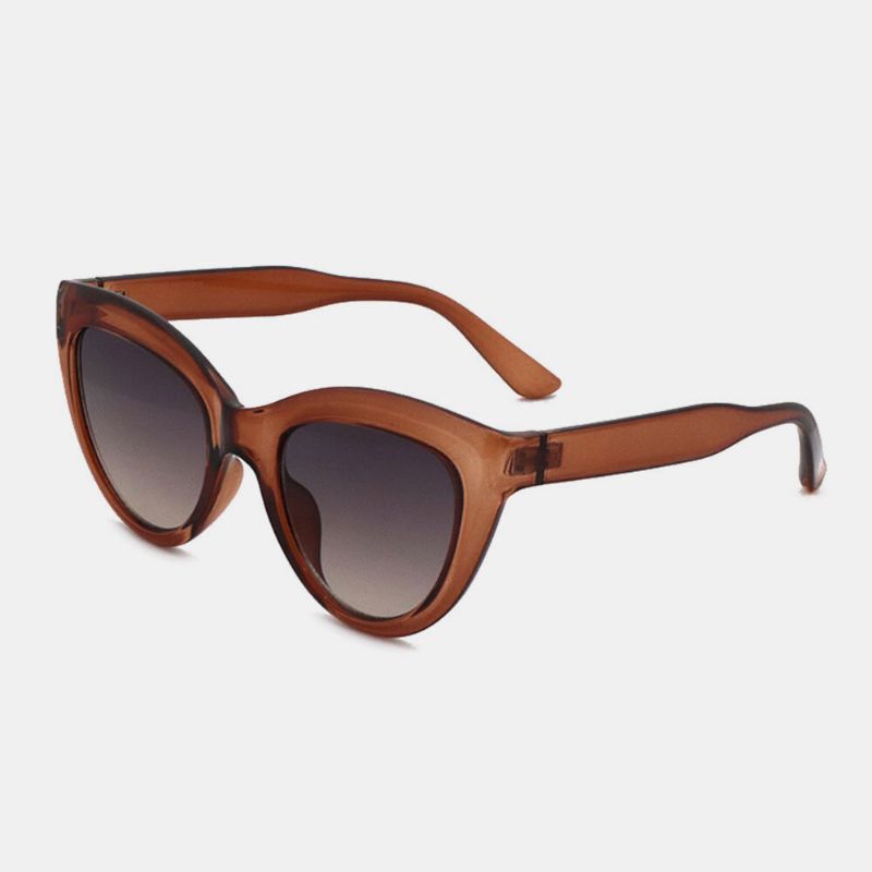 Gafas De Sol Con Protección Uv Para Mujer Ojo De Gato Montura Completa Moda Informal Tendencia Protección Uv