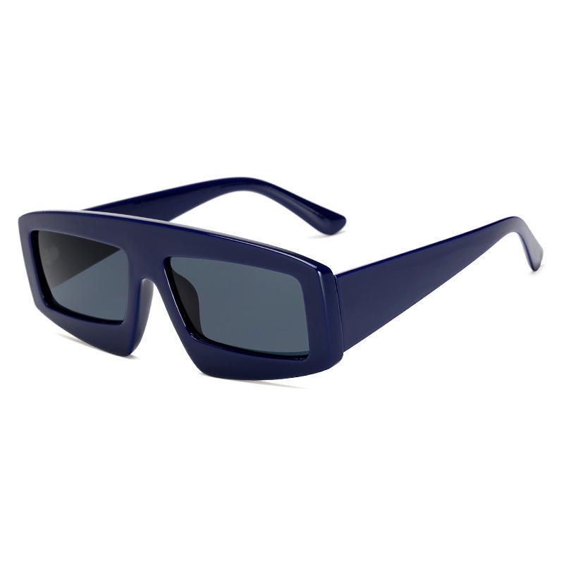 Gafas De Sol Cuadradas Irregulares Con Lentes De Pc Anti-uv Para Hombres