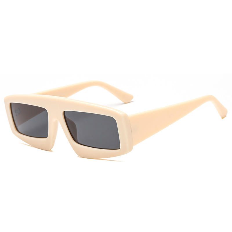 Gafas De Sol Cuadradas Irregulares Con Lentes De Pc Anti-uv Para Hombres