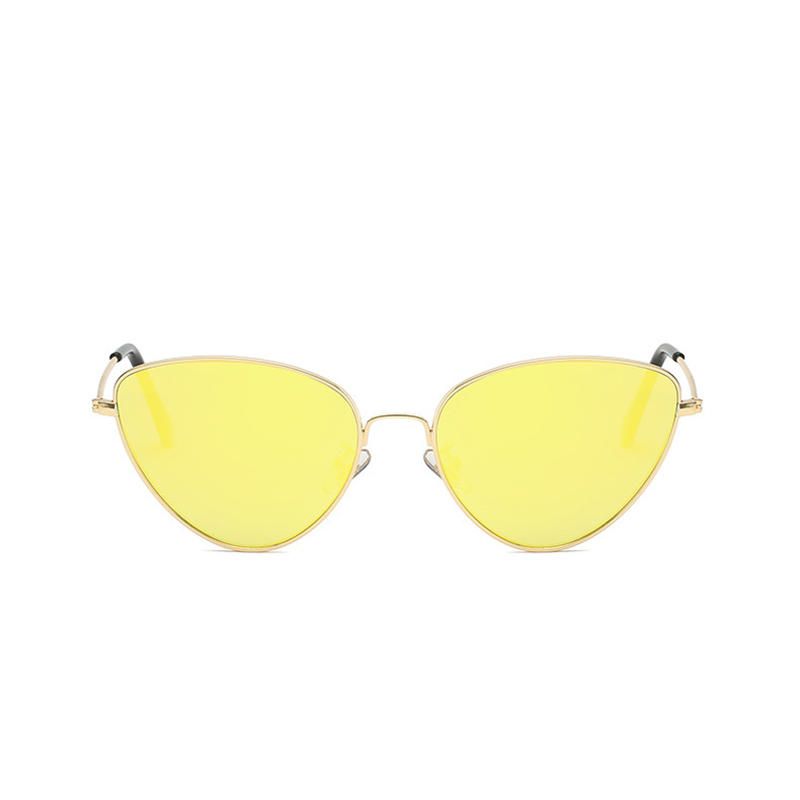 Gafas De Sol En Forma De Corazón Con Marco De Metal Fino Para Mujer Gafas De Sol Anti Uv400 Informales Para Exteriores