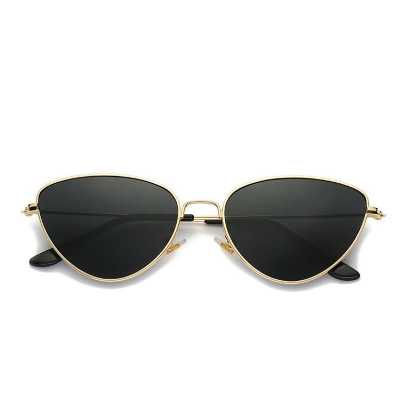 Gafas De Sol En Forma De Corazón Con Marco De Metal Fino Para Mujer Gafas De Sol Anti Uv400 Informales Para Exteriores