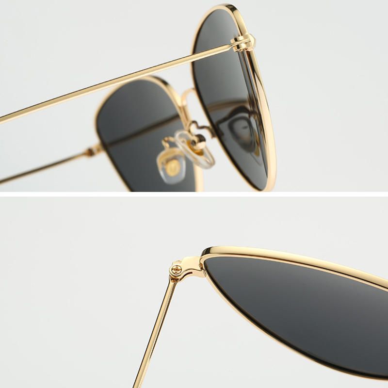 Gafas De Sol En Forma De Corazón Con Marco De Metal Fino Para Mujer Gafas De Sol Anti Uv400 Informales Para Exteriores