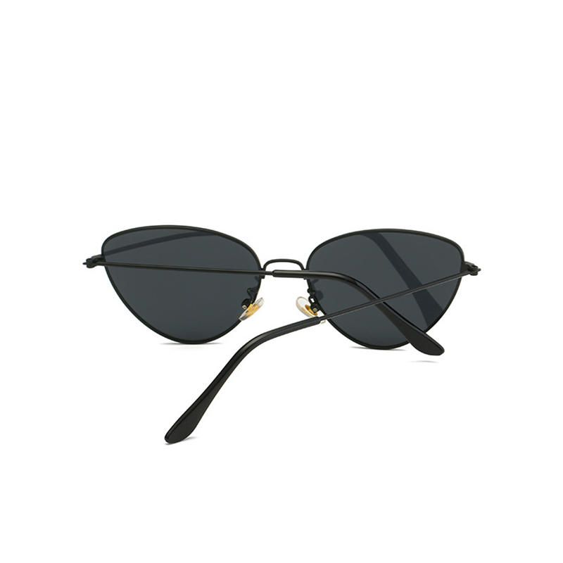 Gafas De Sol En Forma De Corazón Con Marco De Metal Fino Para Mujer Gafas De Sol Anti Uv400 Informales Para Exteriores