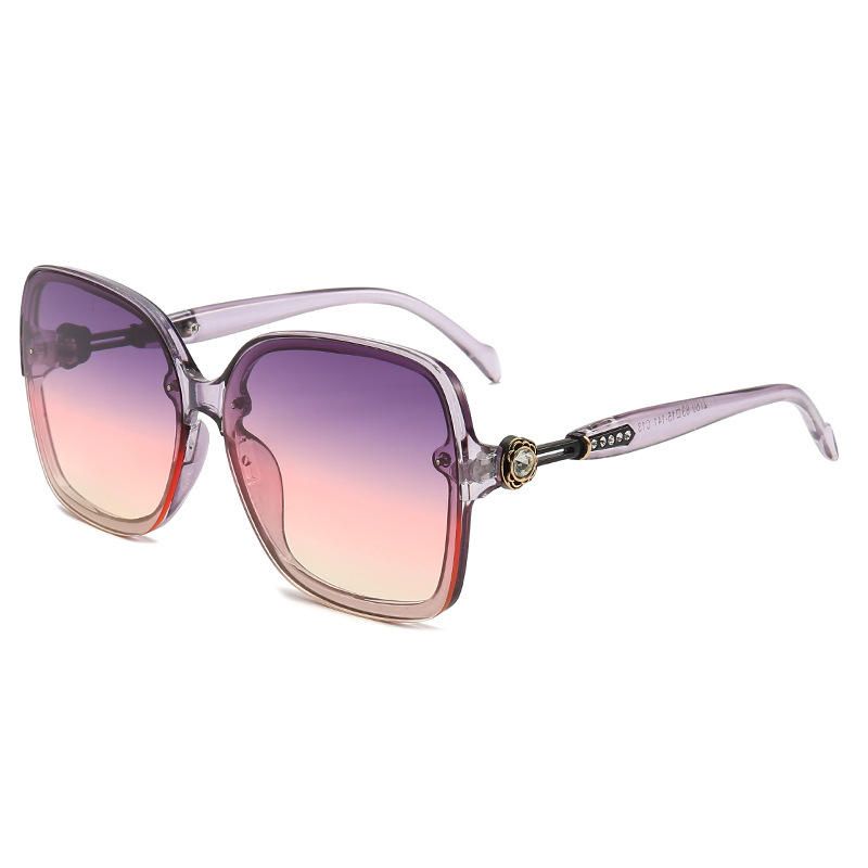 Gafas De Sol De Moda Para Mujer Gafas Anti Uv400 De Montura Grande