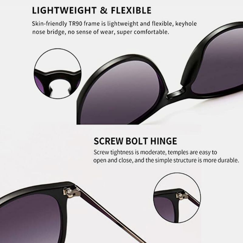 Gafas De Sol De Moda De Protección Uv Con Montura De Gran Tamaño Con Forma Cuadrada Retro Unisex