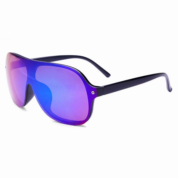 Gafas De Sol De Montar Con Lentes Siamesed Espejadas Unisex Gafas De Ciclismo Gafas