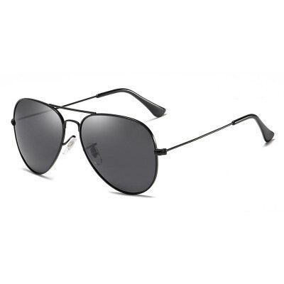 Gafas De Sol De Montura Grande De Metal Para Hombres Gafas De Sol Polarizadas Con Espejo De Rana