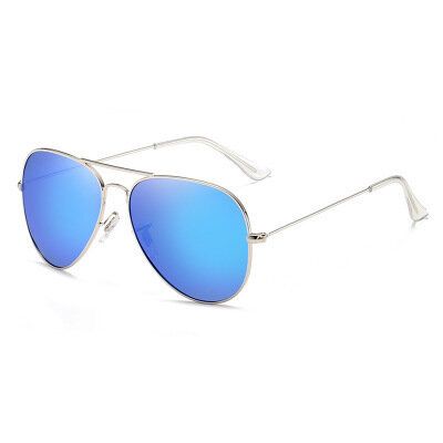 Gafas De Sol De Montura Grande De Metal Para Hombres Gafas De Sol Polarizadas Con Espejo De Rana