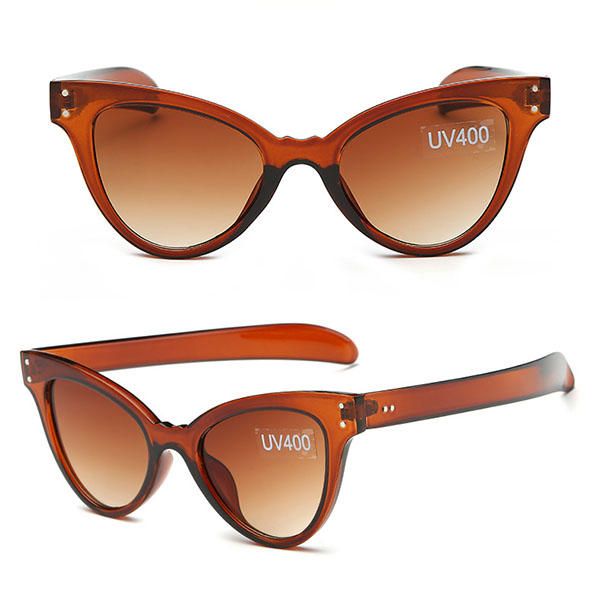 Gafas De Sol De Ojo De Gato A La Moda Para Mujer Exteriores De Verano Gafas De Sol Uv400