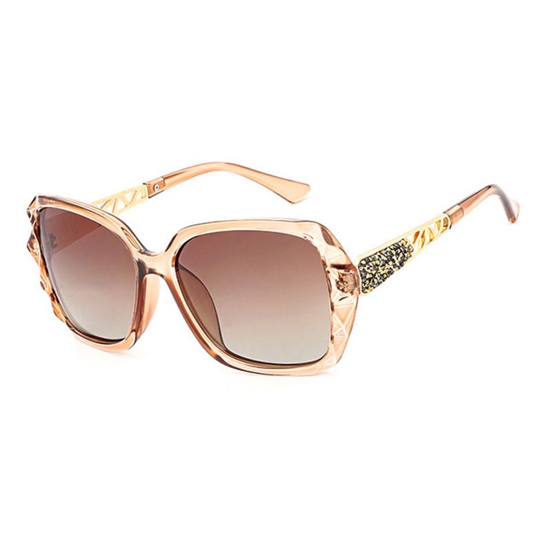 Gafas De Sol Polarizadas Con Protección Uv Informal Para Exteriores De Verano Para Mujer Gafas Con Montura De Pc