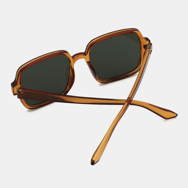 Gafas De Sol Polarizadas Con Protección Uv De Montura Completa Cuadrada Para Hombre