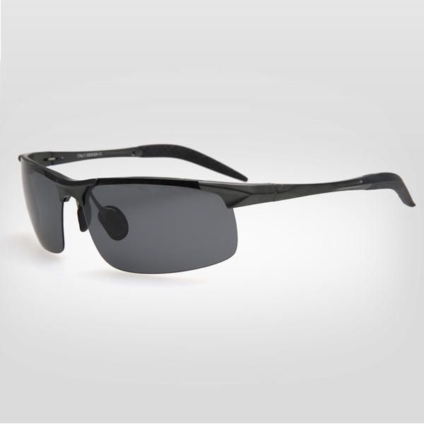 Gafas De Sol Polarizadas Para Hombre Marco De Aleación De Magnesio Y Aluminio Gafas De Conducción Deportiva Para Exteriores