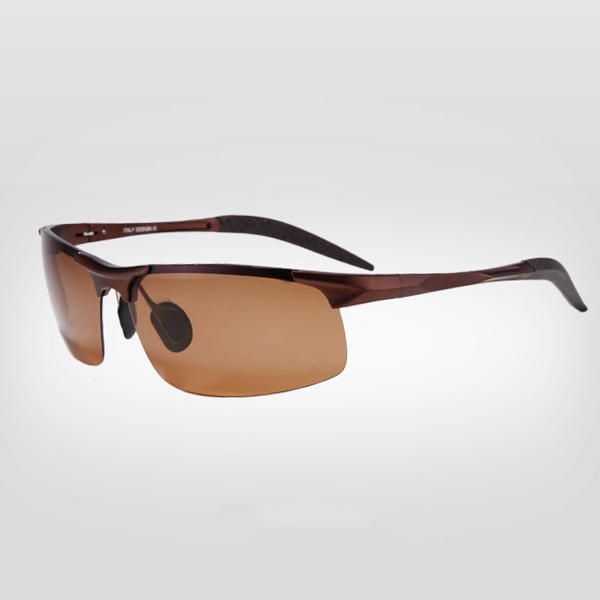 Gafas De Sol Polarizadas Para Hombre Marco De Aleación De Magnesio Y Aluminio Gafas De Conducción Deportiva Para Exteriores