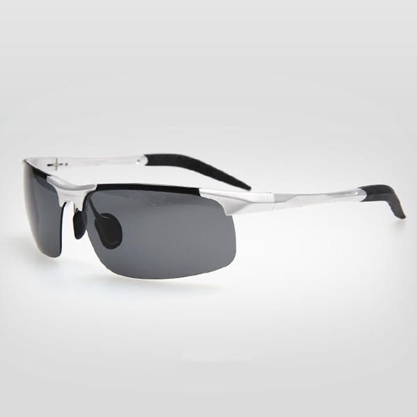 Gafas De Sol Polarizadas Para Hombre Marco De Aleación De Magnesio Y Aluminio Gafas De Conducción Deportiva Para Exteriores