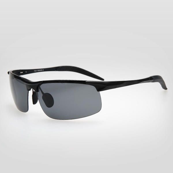 Gafas De Sol Polarizadas Para Hombre Marco De Aleación De Magnesio Y Aluminio Gafas De Conducción Deportiva Para Exteriores