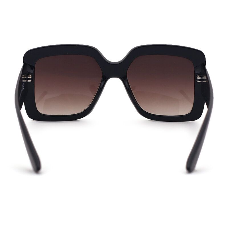 Gafas De Sol De Protección Uv Para Exteriores Informales Vintage De Moda De Hawksbill De Talla Grande Con Montura Completa De Forma Cuadrada Para Mujer