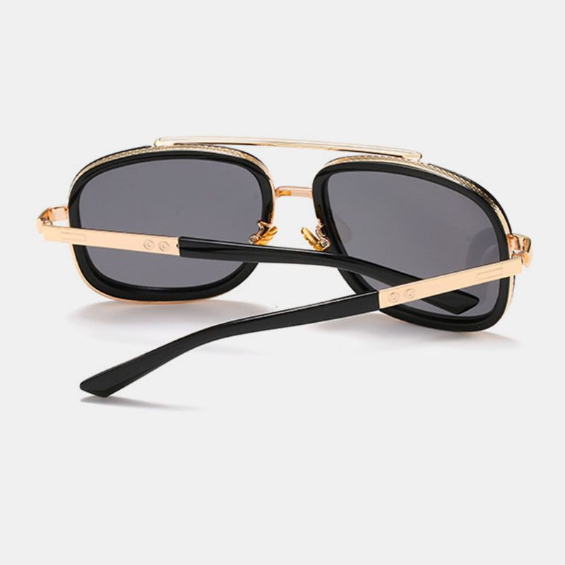 Gafas De Sol De Protección Uv Para Viajes Al Aire Libre Con Montura Gruesa Informal Para Hombre