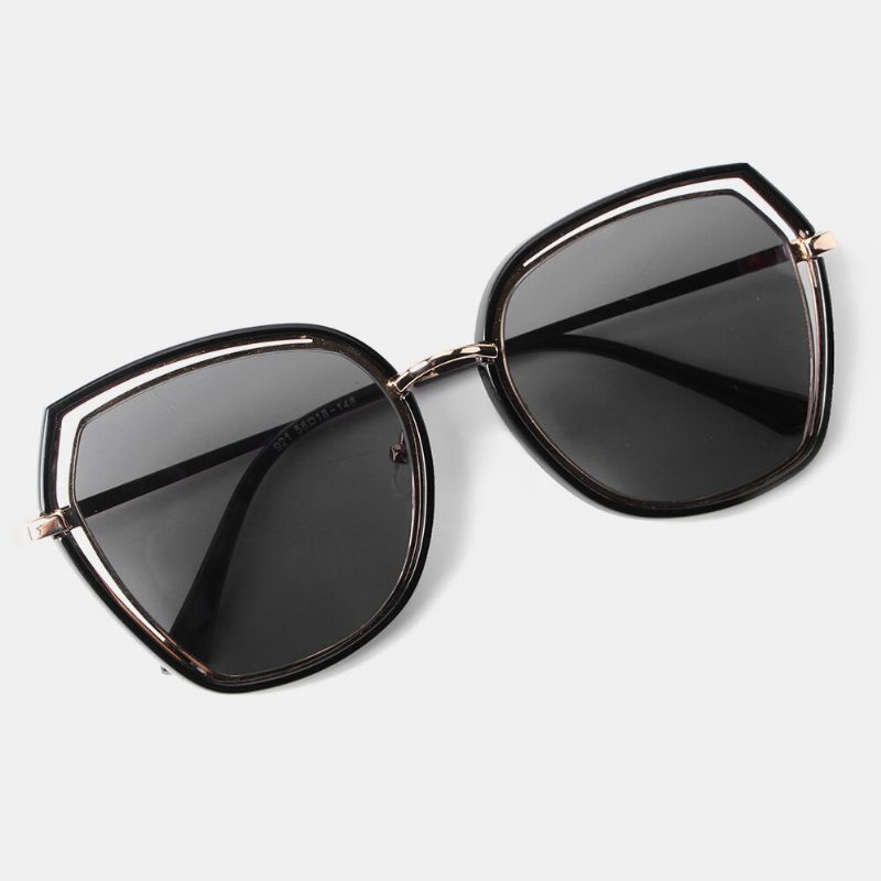 Gafas De Sol Retro Con Montura Redonda De Leopardo Para Mujer