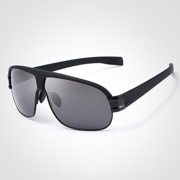 Hombre Summer V400 Polarized Sun Glassess Casual Outdooors Marco De Metal Antideslumbrante Eye Wear