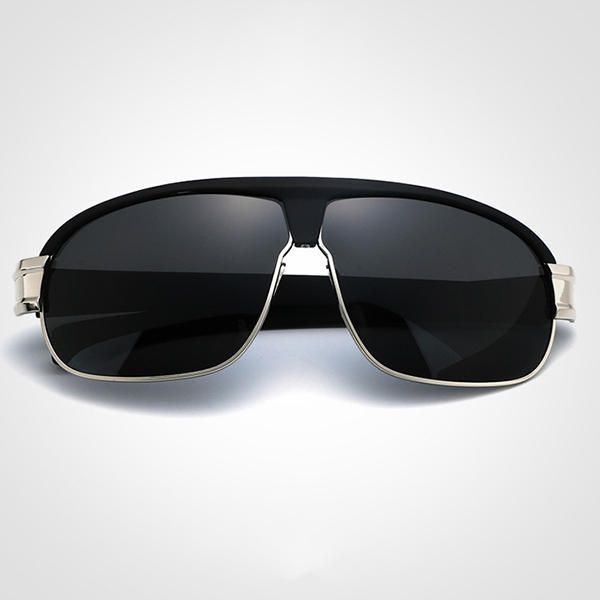 Hombre Summer V400 Polarized Sun Glassess Casual Outdooors Marco De Metal Antideslumbrante Eye Wear