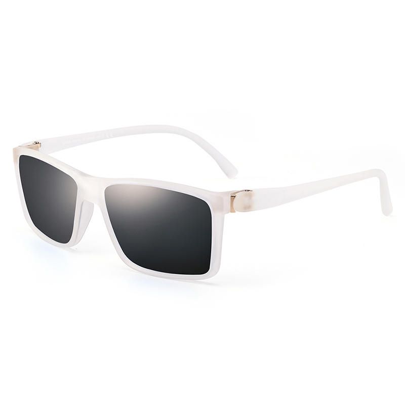 Hombres Mujeres Summer Square Retro Uv400 Gafas De Sol Polarizadas